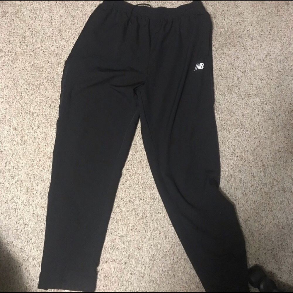New Balance black reflector pants